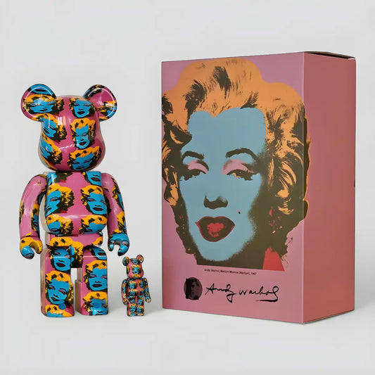 Bearbrick Andy Warhol Marilyn Monroe #2 100%+400% mit Verpackung