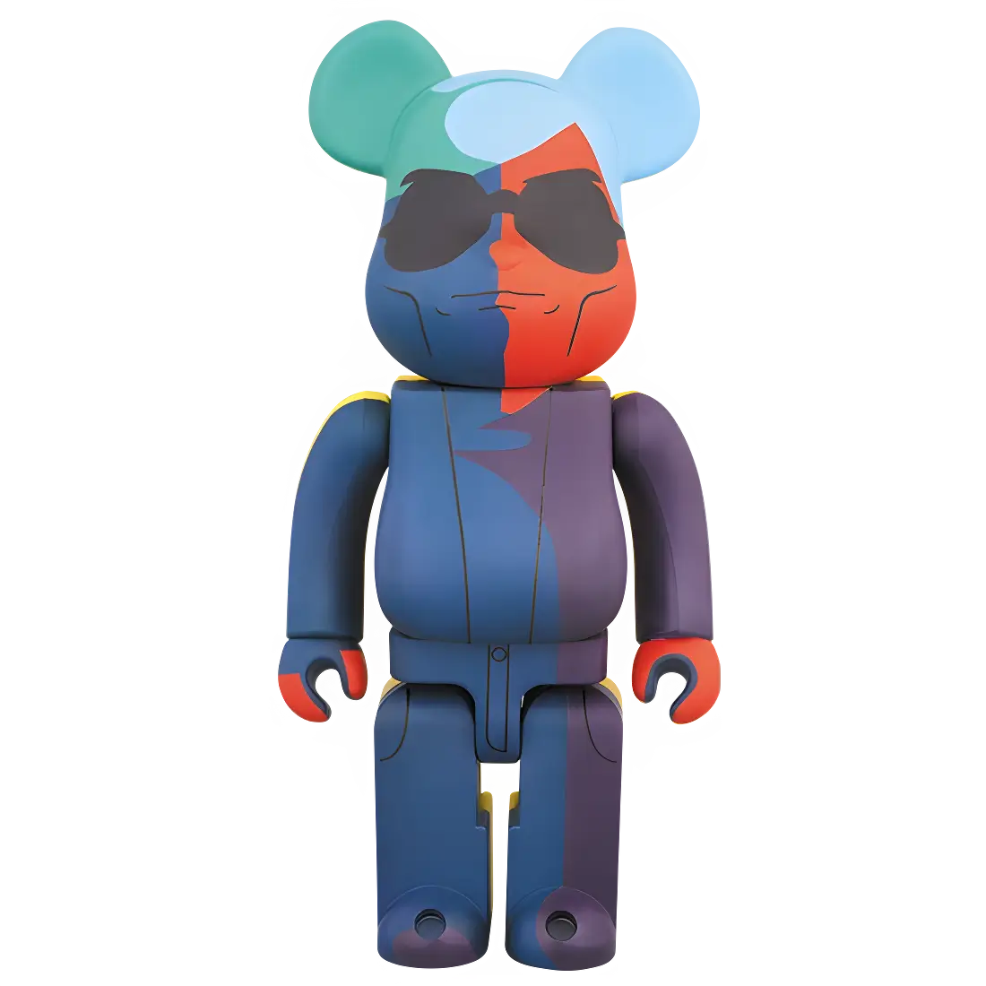 Bearbrick Andy Warhol Silkscreen Version 400% Herstellerbild