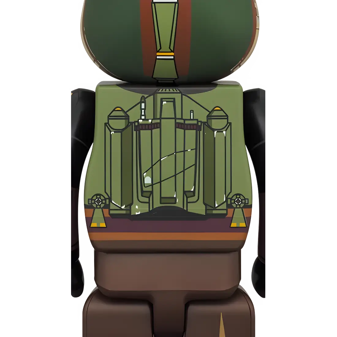 Bearbrick Boba Fett Recovered Armor 100%+400% Herstellerbild 4