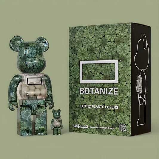 Bearbrick Euphorbia obesa mit Verpackung
