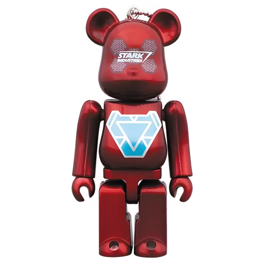 Bearbrick Happy Kuji 'Avengers Endgame' (2019) - 10 Iron Man 100% Herstellerbild