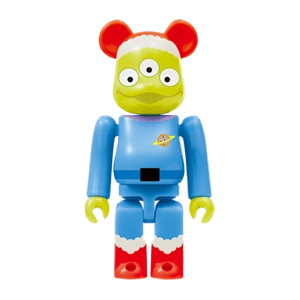 Bearbrick Happy Kuji 'Disney Christmas Party' (2012) - 8 Alien Christmas Version 100% Herstellerbild