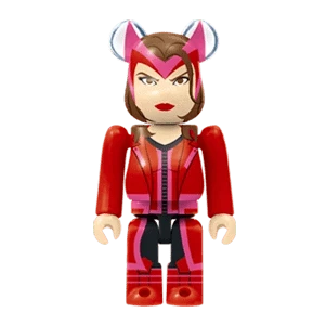 Bearbrick Happy Kuji 'MARVEL' (2021) - 11 Scarlet Witch 100% Herstellerbild