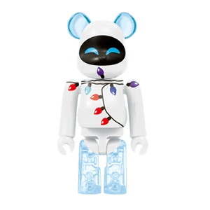 Bearbrick Happy Kuji 'Pixar Christmas Party' (2013) - 14 EVE Christmas Version 100% Herstellerbild