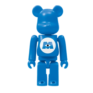 Bearbrick Happy Kuji 'Pixar Christmas Party' (2013) - 18 Monsters, Inc. 100% Herstellerbild