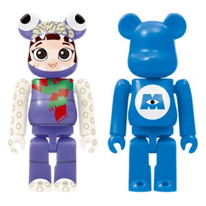 Bearbrick Happy Kuji 'Pixar Christmas Party' (2013) - 30 Boo Christmas Version & Monsters, Inc. 100% Herstellerbild
