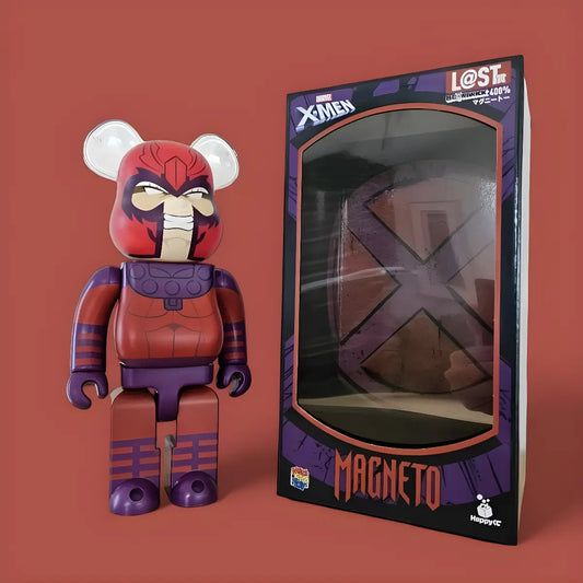 Bearbrick Happy Kuji 'X-Men' (2022) - L@ST Magneto 400% mit Verpackung