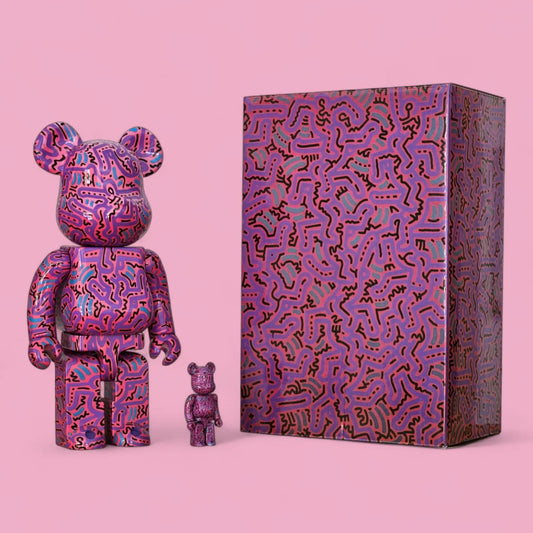 Bearbrick Keith Haring #2 100%+400% mit Verpackung