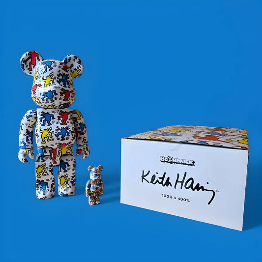 Bearbrick Keith Haring #9 100%+400% mit Verpackung