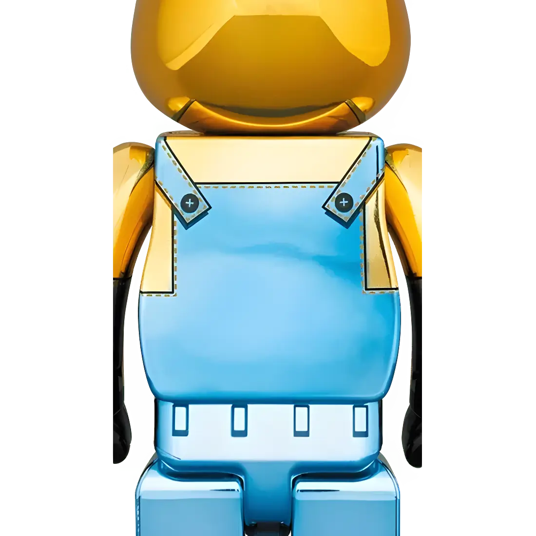 Bearbrick Kevin Chrome Version 100%+400% Herstellerbild 4