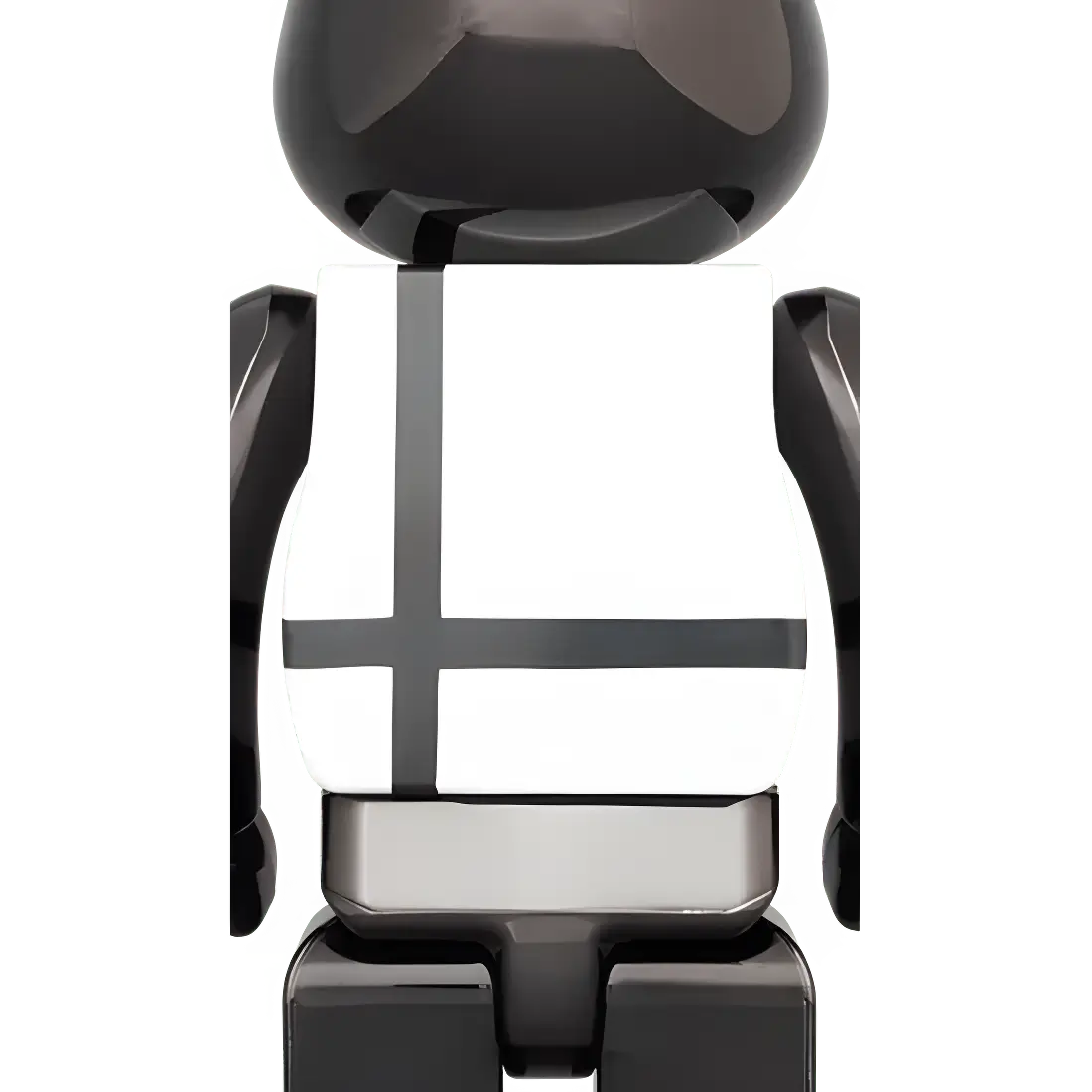 Bearbrick Medicom Toy Plus Black Chrome Version 100%+400% Herstellerbild 4
