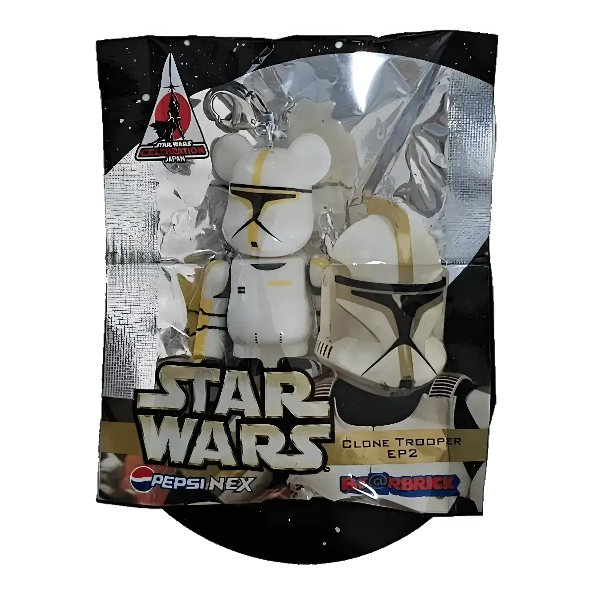 Bearbrick PEPSI.NEX × Star Wars - Clone Trooper Episode 2 70% in der Verpackung