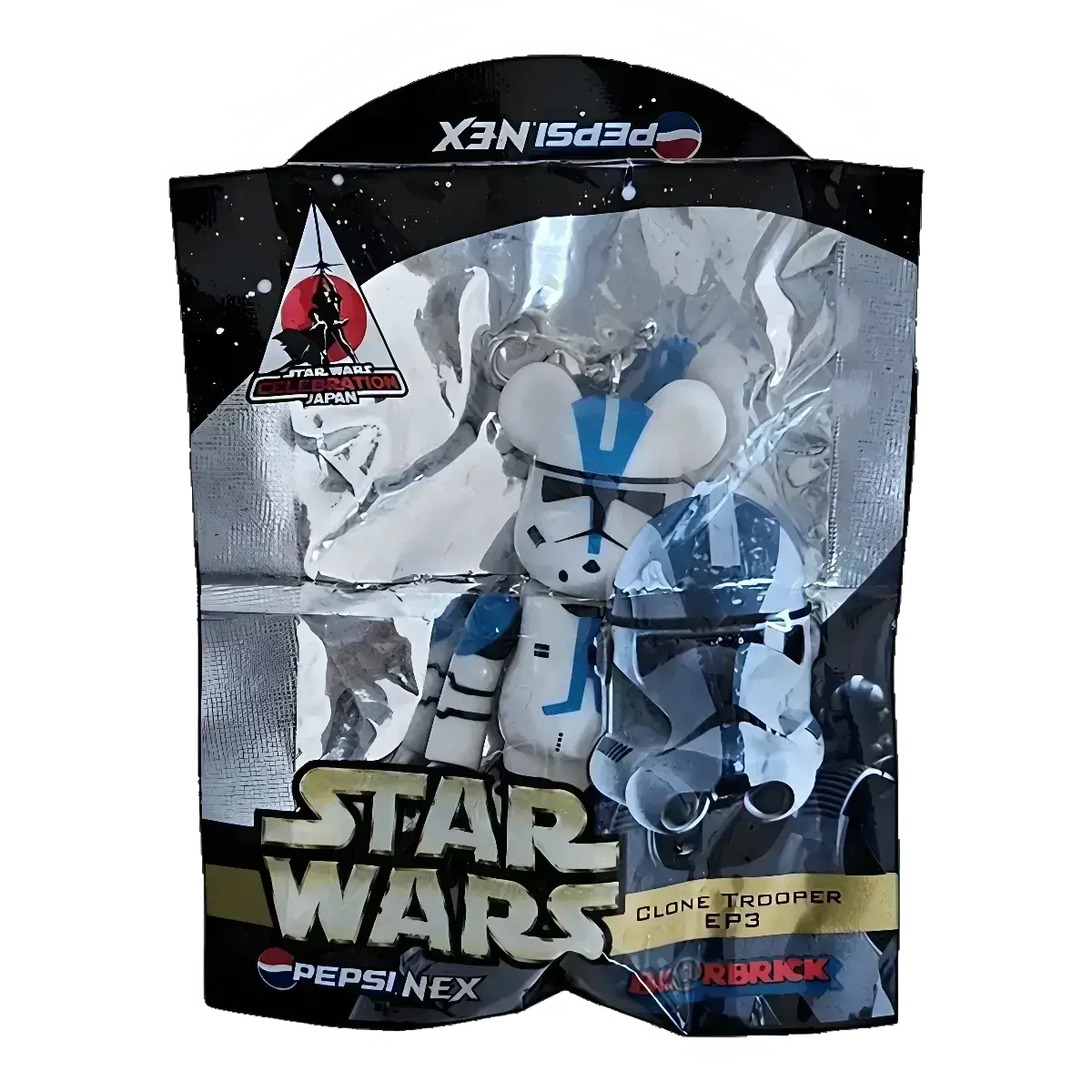 Bearbrick PEPSI.NEX × Star Wars - Clone Trooper Episode 3 70% in der Verpackung