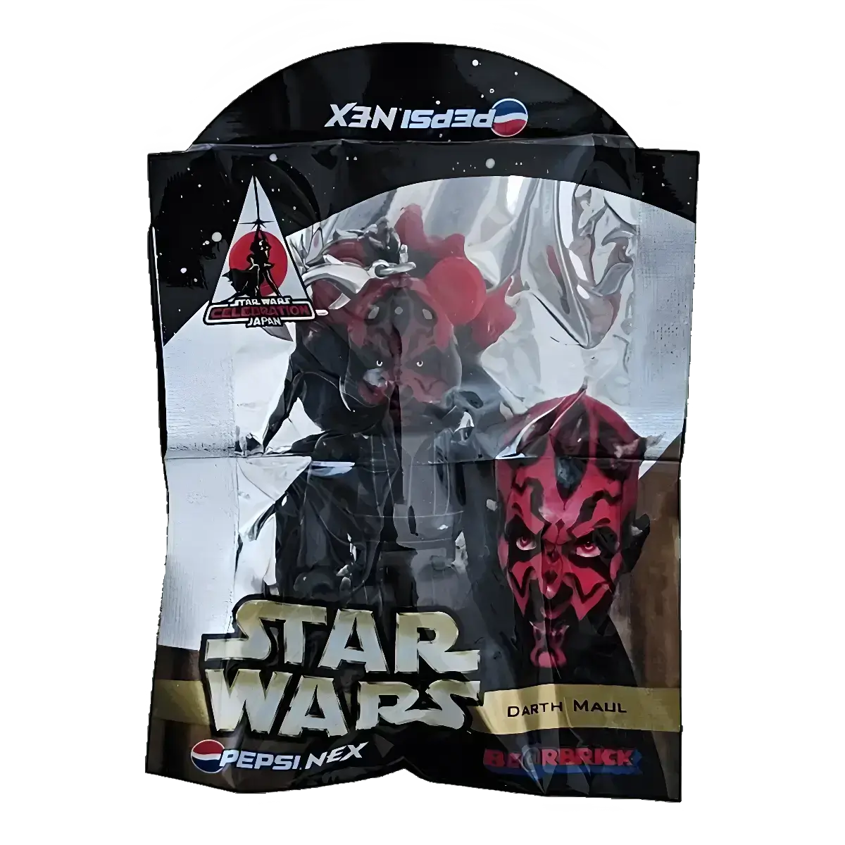 Bearbrick PEPSI.NEX × Star Wars - Darth Maul 70% in der Verpackung