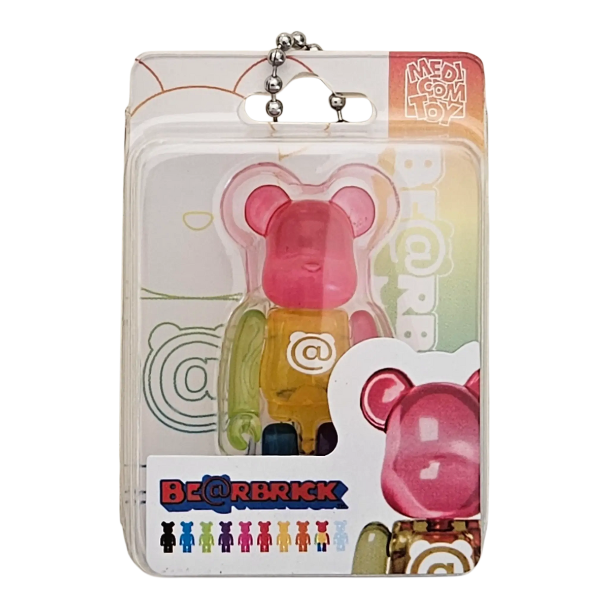 Bearbrick Package Ch@rm Collection Vol. 2 10 Clear Multicolor 50% in Verpackung