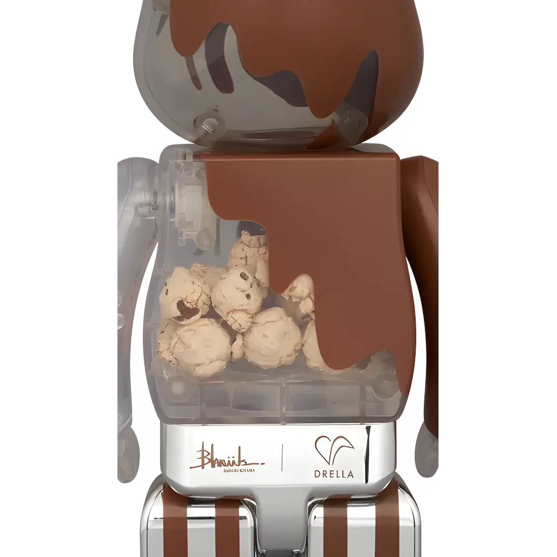 Bearbrick Popcorn Bear Chocolate Version 400% Herstellerbild 2