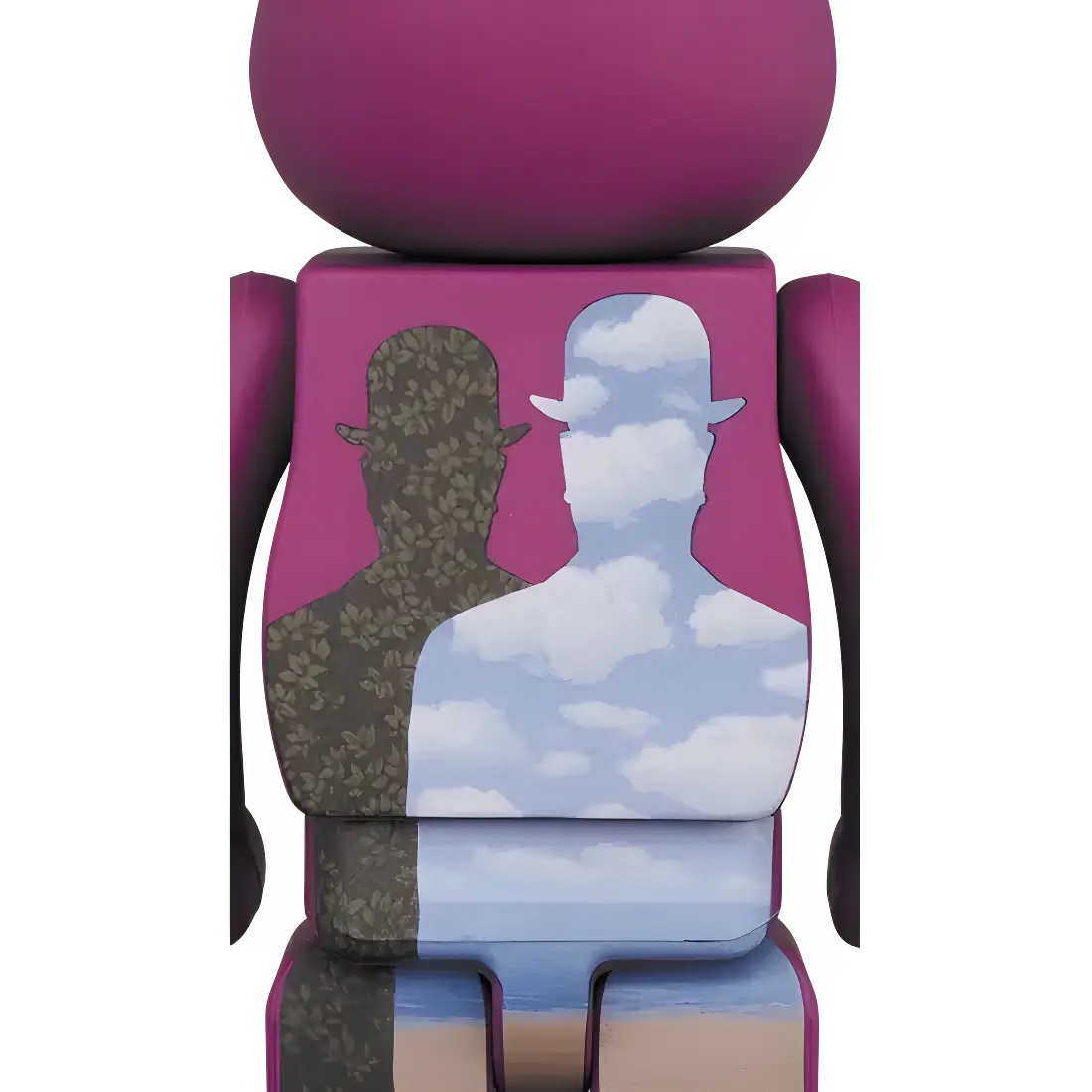 Bearbrick René Magritte 'L'Oiseau de Ciel 1966 La Belle Societé 1965' 100%+400% Herstellerbild 4