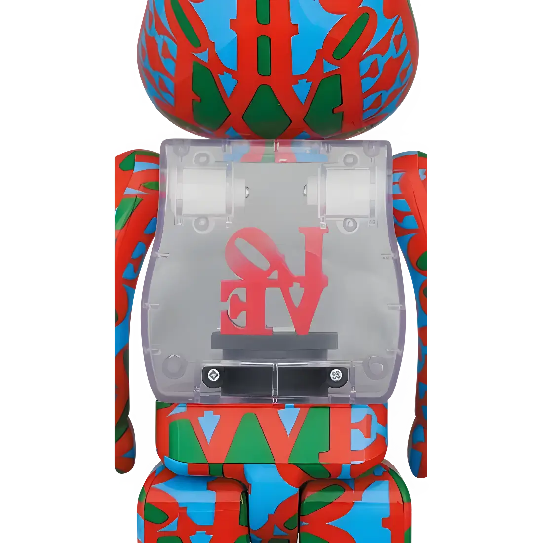 Bearbrick Robert Indiana LOVE 400% Herstellerbild 2