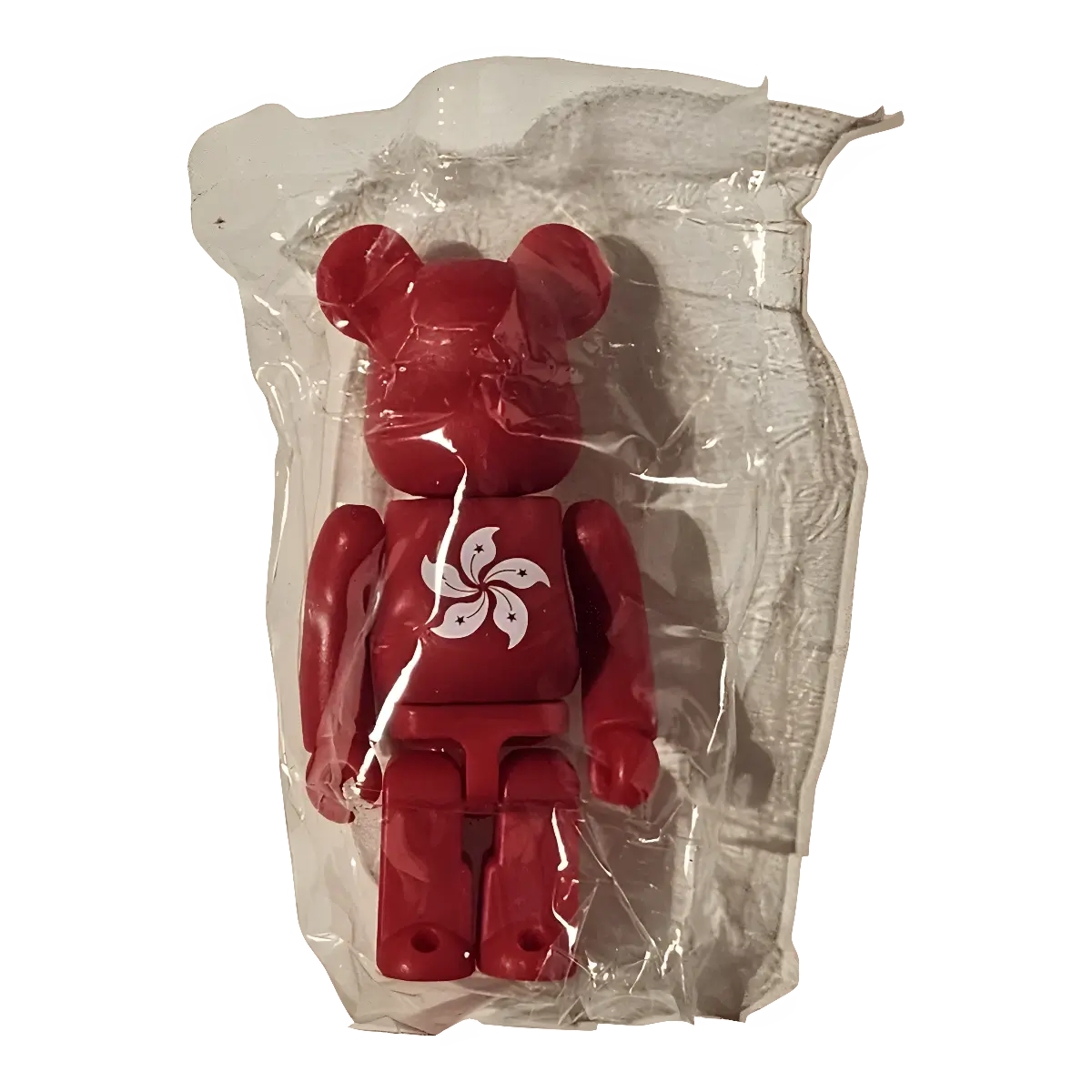Bearbrick Series 48 Flag 'Hong Kong' 100% in Folie