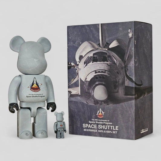 Bearbrick The 40th Anniversary of the Space Shuttle Program 100%+400% mit Verpackung