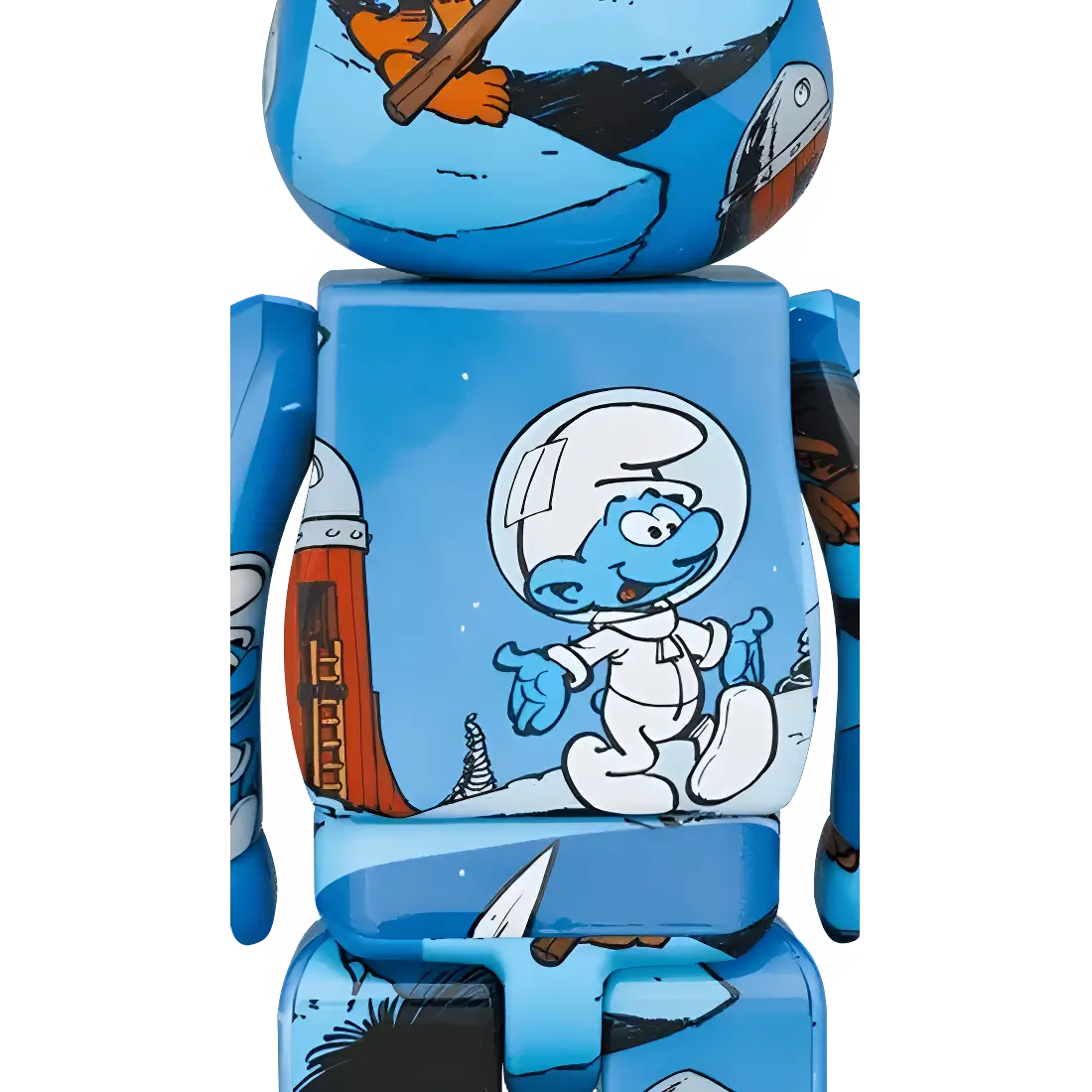 Bearbrick The Smurf 'The Astrosmurf' 100%+400% Herstellerbild 4