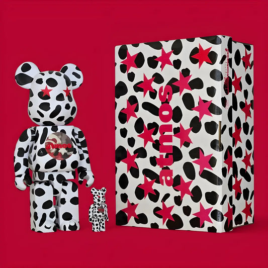 Bearbrick atmos Dalmatian 100%+400% mit Verpackung