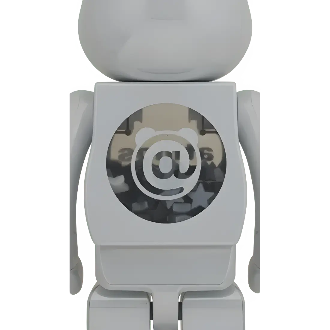 Bearbrick atmos White Chrome Version 1000% Herstellerbild 2