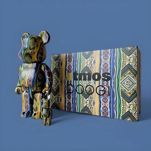 Bearbrick atmos × COOGI 100%+400% mit Verpackung