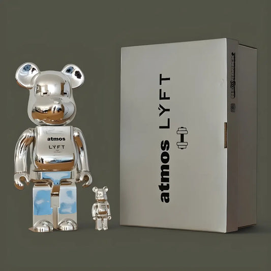 Bearbrick atmos × LÝFT 100%+400% mit Verpackung