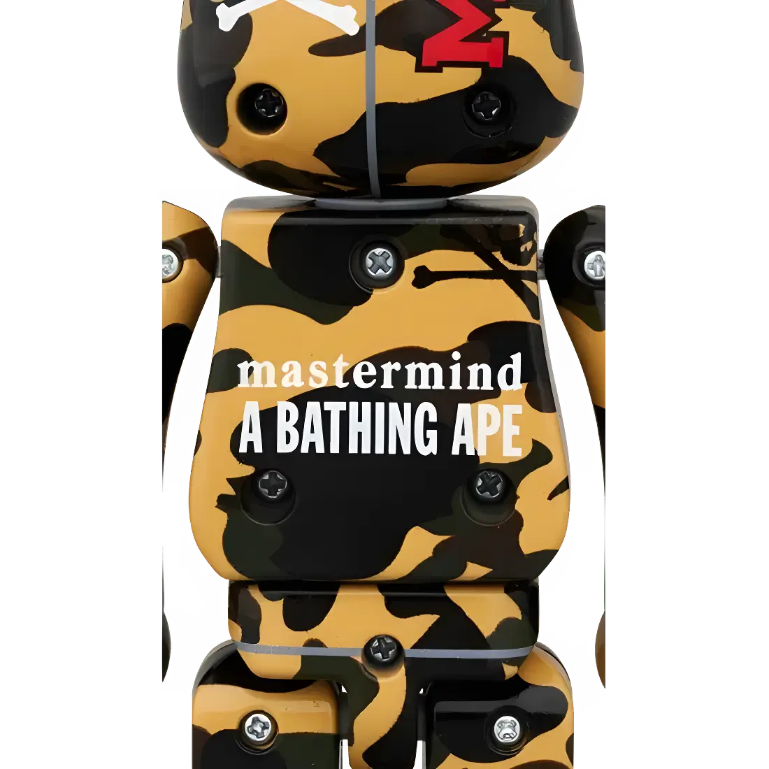 Bearbrick mastermind × A Bathing Ape Yellow 200% Herstellerbild 2