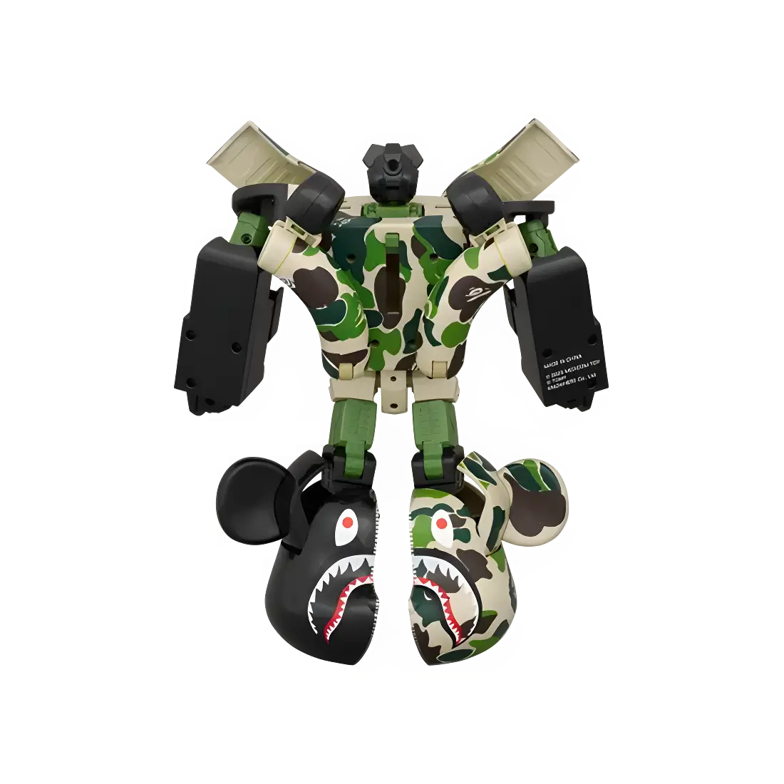 Bearbrick × Transformers Optimus Prime BAPE Camo Shark 400% Herstellerbild 4