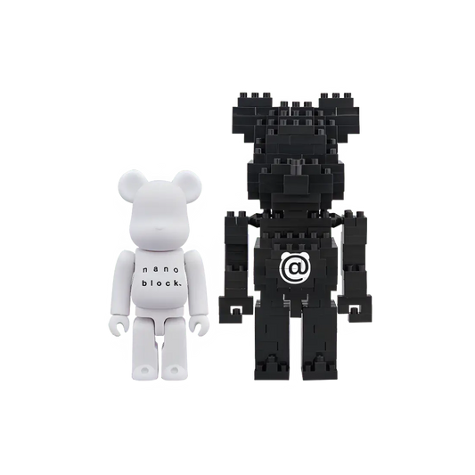 Bearbrick × nanoblock 2-Pack Set A 100% Herstellerbild 1