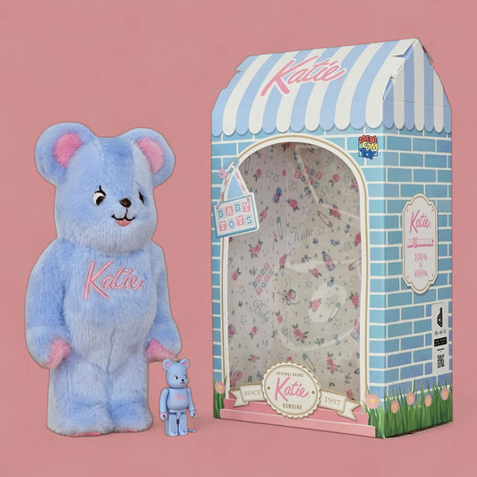 Bearbrick Katie Baby Bear 100%+400% mit Verpackung