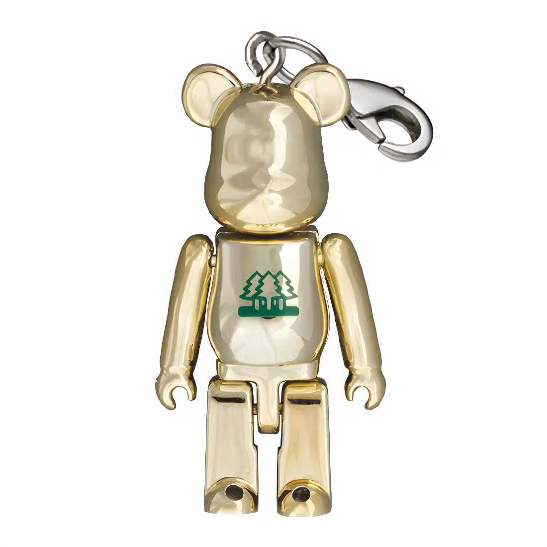 Bearbrick Merry Green Christmas 2012 - Gold (50%) - MyBearBrick.de