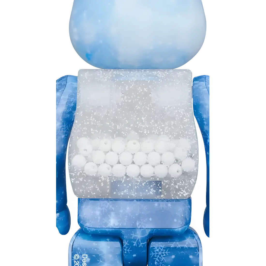 My First Bearbrick Baby Crystal of Snow Version 100%+400% Herstellerbild 4