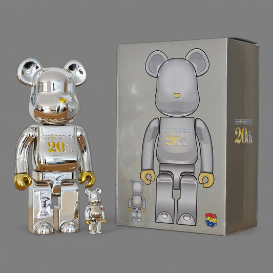 Bearbrick 20th Anniversary Model 100%+400% mit Verpackung