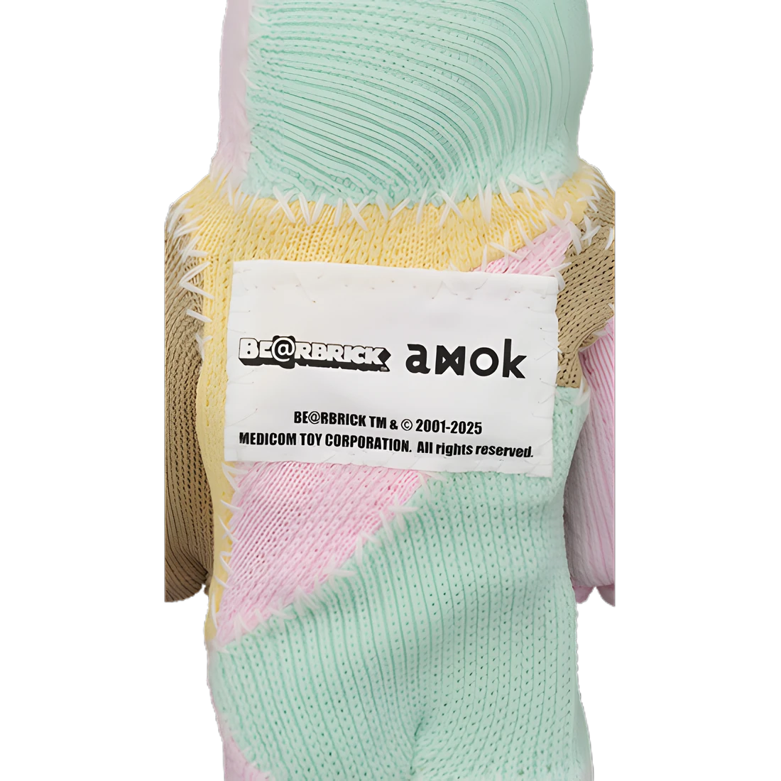 Bearbrick amok KNIT 400% Herstellerbild 2