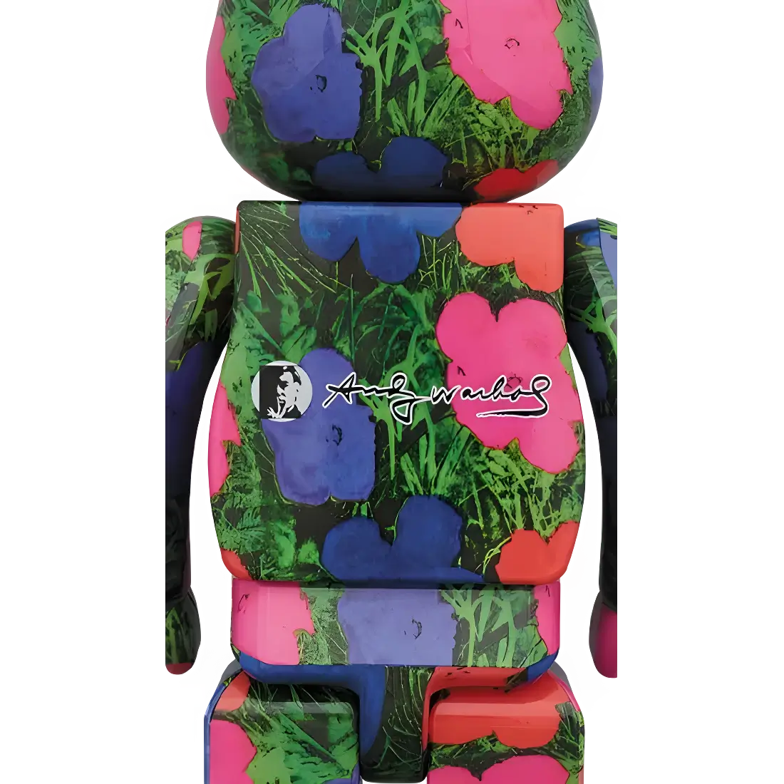 Bearbrick Andy Warhol "Flowers" 100%+400% Herstellerbild 4