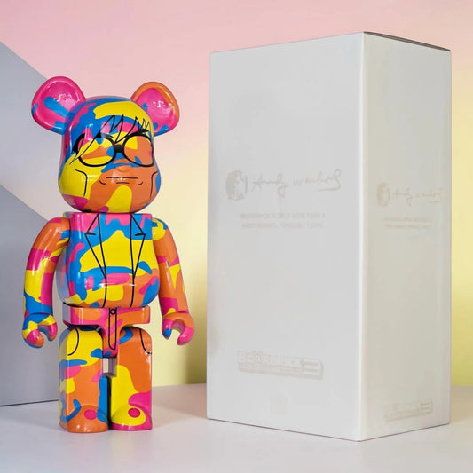 Bearbrick Andy Warhol "Special" 1000% mit Verpackung