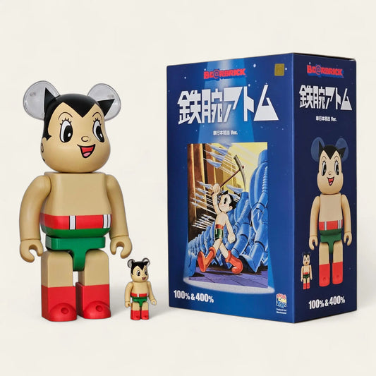Bearbrick Astro Boy First Appearance Version 100%+400% mit Verpackung