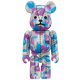 BE@RBRICK BAPE Camo 28th Anniversary #2 Blue/Purple/Grey (100%)