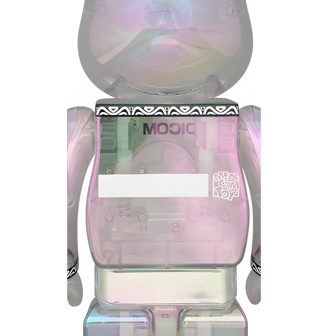 Bearbrick Centurion Clear Chrome Version 100%+400% Herstellerbild 4