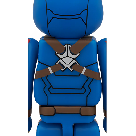 Bearbrick Chase MARVEL Infinity Saga Captain America 100% Rückseite