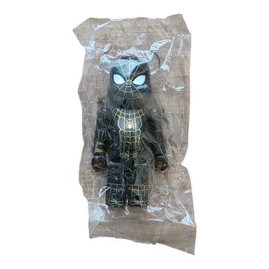 Bearbrick Chase Spider-Man: No Way Home Spider-Man Black & Gold Suit 100% in Folie