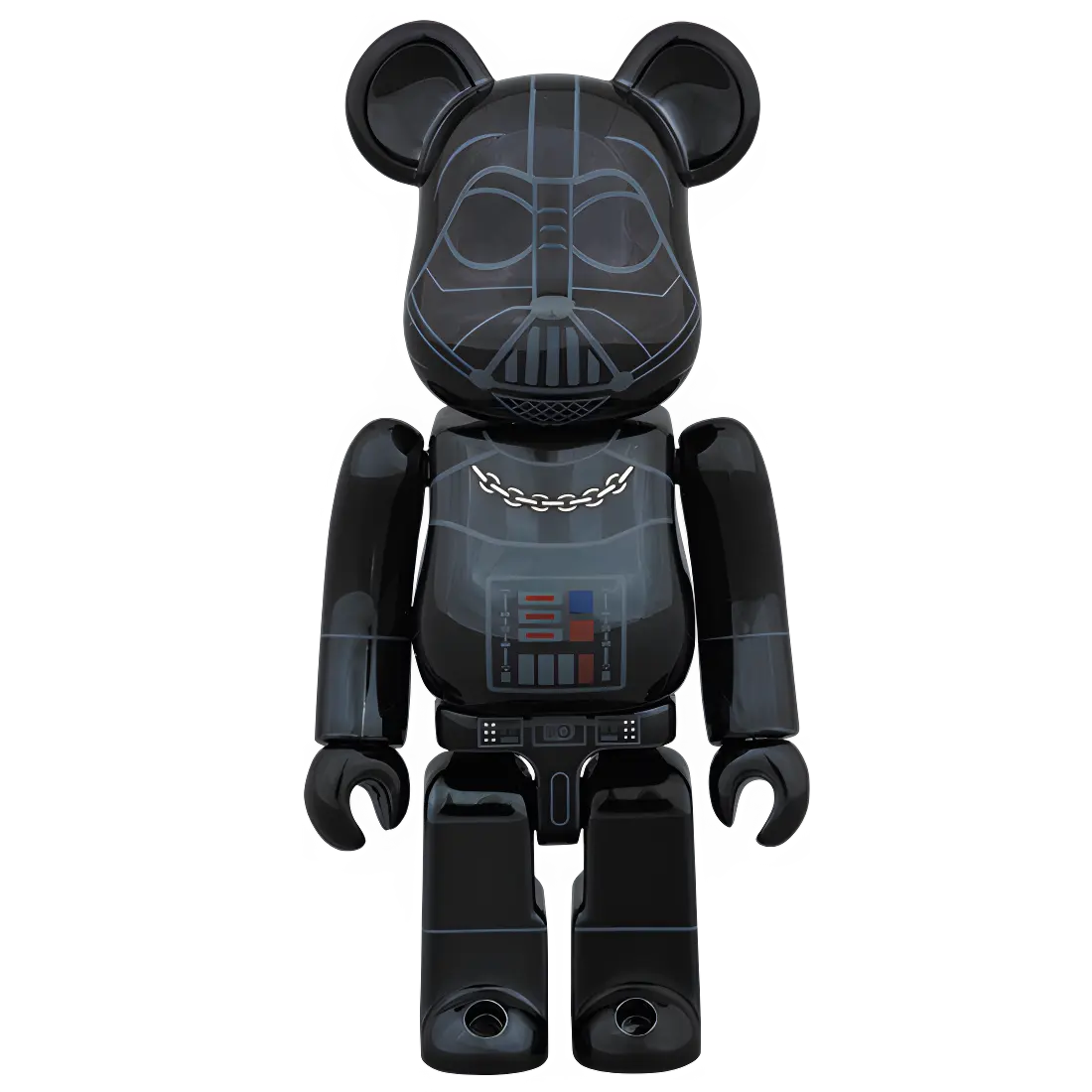 Bearbrick Darth Vader Chrome Version 100% Herstellerbild