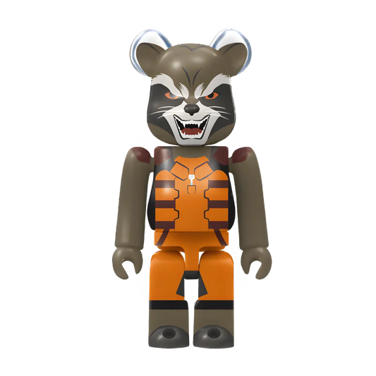 Bearbrick Happy Kuji "MARVEL Studios" - 10 Rocket 100% Herstellerbild