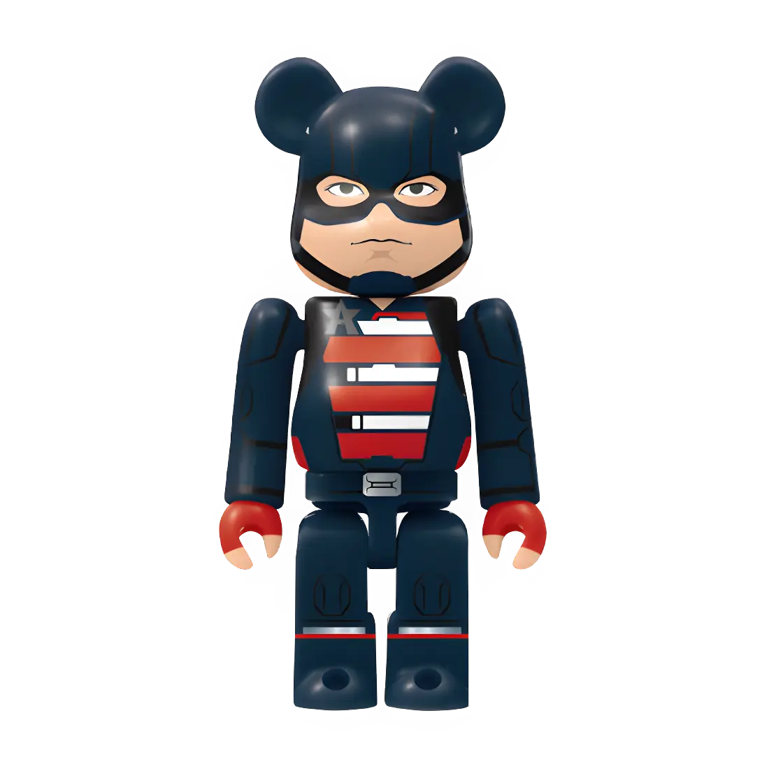 Bearbrick Happy Kuji "MARVEL Studios" - 18 U.S. Agent 100% Herstellerbild