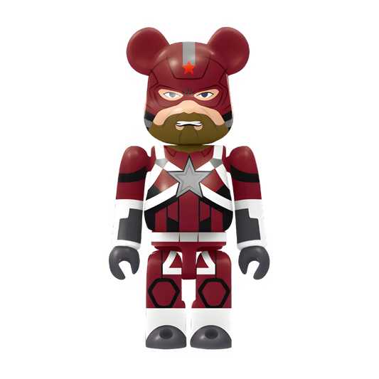 Bearbrick Happy Kuji "MARVEL Studios" - 21 Red Guardian 100% Herstellerbild