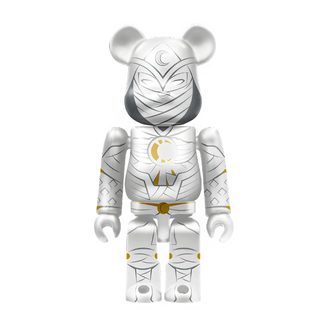 Bearbrick Happy Kuji "MARVEL Studios" - 24 Moon Knight 100% Herstellerbild