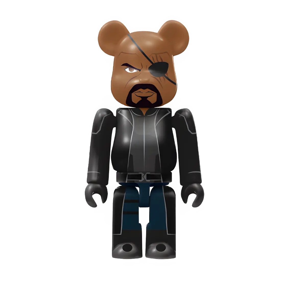 Bearbrick Happy Kuji "MARVEL Studios" - 5 Nick Fury 100% Herstellerbild